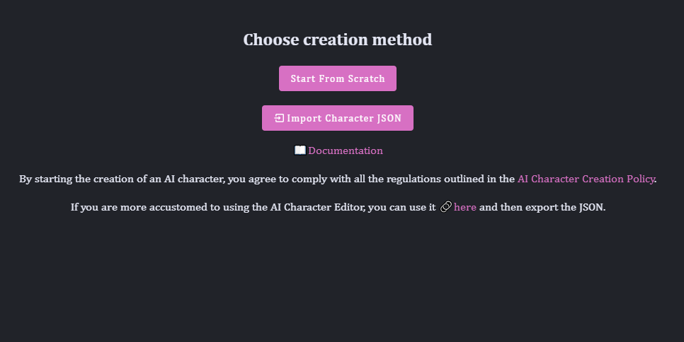 dittin AI character creator