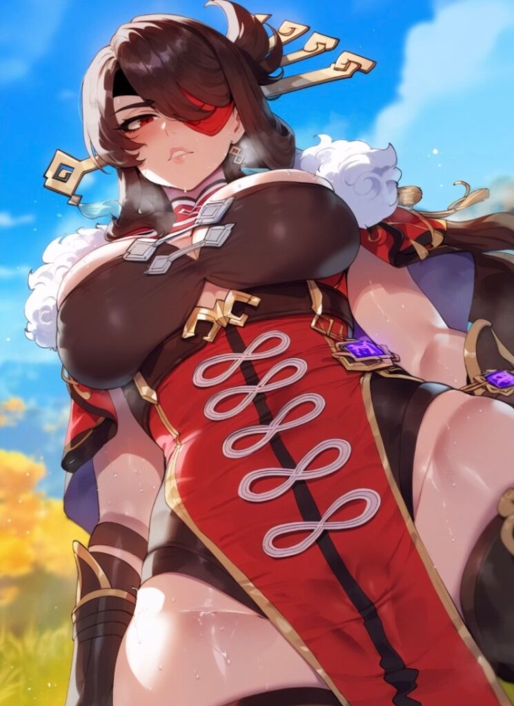 Beidou anime game dominant brunette pephop nsfw ai chatbot